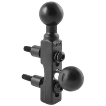 Load image into Gallery viewer, RAM Mount Motorcycle Brake/Clutch Reservoir Base w/2 1&quot; Balls [RAM-B-309-2U]
