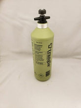 Load image into Gallery viewer, Trangia 1.0 L Green HDPE Fuel Bottle w/Safety Valve for Filling Alcohol Stoves
