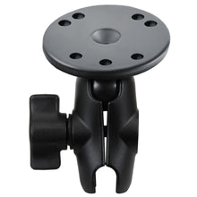Load image into Gallery viewer, RAM Mount Short Double Socket Arm w/2.5&quot; Round Base [RAM-B-103U-A]
