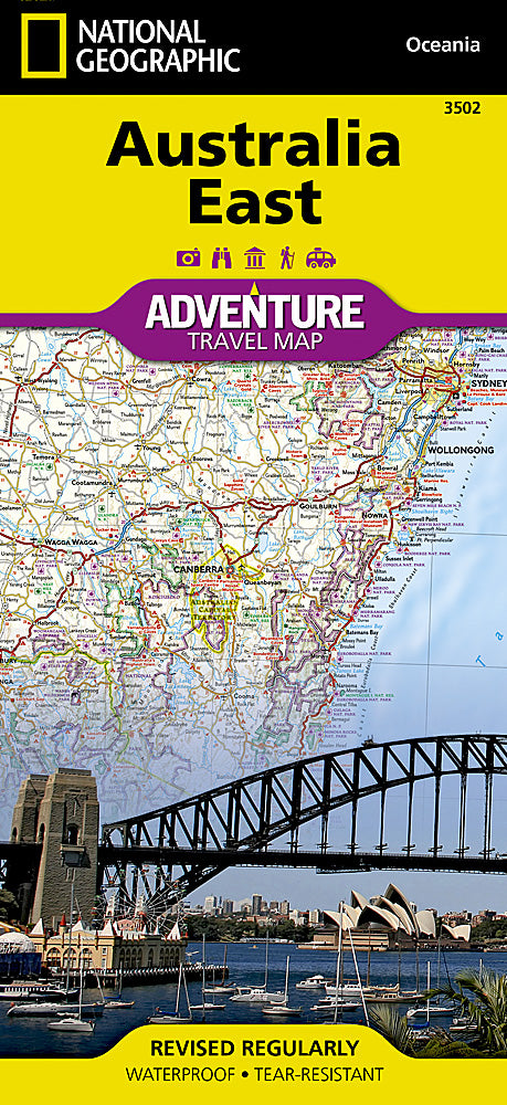 National Geographic Adventure Map Australia East AD00003502