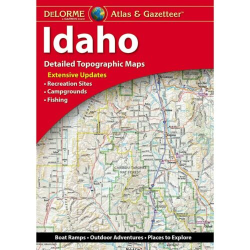 Delorme Idaho ID Atlas & Gazetteer Map Newest Edition Topographic / Road Maps