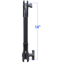 Load image into Gallery viewer, RAM Mount 14&quot; Long Extension Pole w/1&quot; and 1.5&quot; Single Open Socket [RAP-CB-201-14U]
