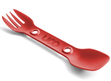 Load image into Gallery viewer, UCO Utility Spork Fork-Spoon-Knife Combo 7&#39;&#39; Utensil Scarlet Red F-SP-UT-BULK
