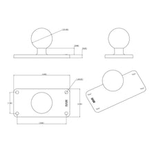Load image into Gallery viewer, RAM Mount 2&quot; x 4&quot; Rectangle Base w/1.5&quot; Ball [RAM-202U-24]
