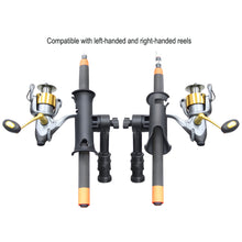 Load image into Gallery viewer, RAM Mount RAM Tube Jr. Rod Holder w/ 4&quot; Post &amp; Adapt-A-Post Track Mounting Base [RAP-390-SAAPU]
