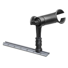 Load image into Gallery viewer, RAM Mount RAM Tube Jr. Rod Holder w/ 4&quot; Post &amp; Adapt-A-Post Track Mounting Base [RAP-390-SAAPU]
