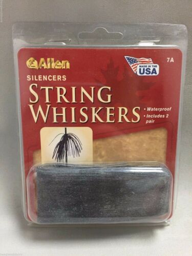 Allen Archery Bow String Whiskers Black-Reduce Shooting Noise/Waterproof 7W
