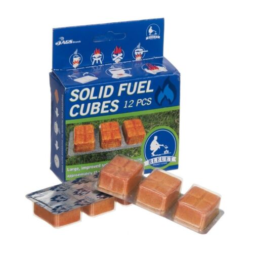 Bleuet Backpacking/Camping 14g Solid Fuel Cubes 12-Pack 15-Min Burn Time Tablets