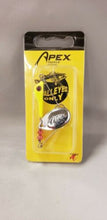 Load image into Gallery viewer, Apex Tackle Walleye Spinner Fishing Lure - Yellow w/Super Sharp Matzuo Hooks
