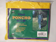 Load image into Gallery viewer, Liberty Mountain Waterproof Vinyl Rain Poncho Yellow 52&quot; x 80&quot; Survival

