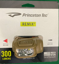 Load image into Gallery viewer, Princeton Tec Remix Tan Headlamp RMX300-RD-TN
