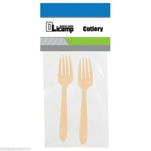 Load image into Gallery viewer, Olicamp Tan Cutlery 2-Pack Forks Light Weight Fork
