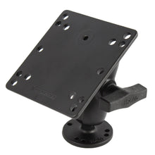 Load image into Gallery viewer, RAM Mount 4.75&quot; Square Base VESA Plate 75mm and 100mm Hole Patterns w/Short Arm Surface Mount [RAM-101U-B-246]
