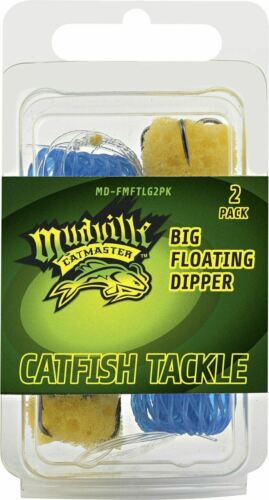 Mudville Catmaster Big Dipper Catfish Bait Lure w/Treble Hook & Leader 2-Pack
