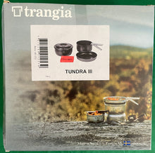 Load image into Gallery viewer, Trangia Tundra III Non-Stick Camping Set w/Saucepans, Lid, Handle, Stuff Sack
