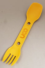 Load image into Gallery viewer, UCO Utility Spork Fork-Spoon-Knife Combo 7&#39;&#39; Utensil Cascadian Gold F-SP-UT-BULK
