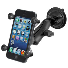 Load image into Gallery viewer, RAM Mount Twist Lock Suction Cup Mount w/Universal X-Grip Cell Phone Holder [RAM-B-166-UN7U]

