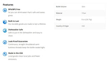 Load image into Gallery viewer, Nalgene Sustain 32oz Wide Mouth Tall Kitchen Storage Bottle Clear w/White Lid
