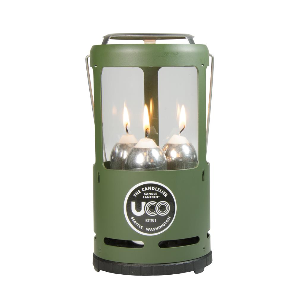 UCO Candlelier Candle Lantern Powder Coated Green C-C-STD