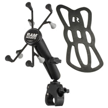 Load image into Gallery viewer, RAM Mount Tough-Claw Base w/Long Double Socket Arm &amp; Universal X-Grip Cradle w/1&quot; Ball f/7&quot; Tablets [RAM-B-400-C-UN8U]

