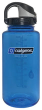 Load image into Gallery viewer, Nalgene Sustain On The Fly 32 oz Water Bottle Slate Blue w/Black OTF Cap
