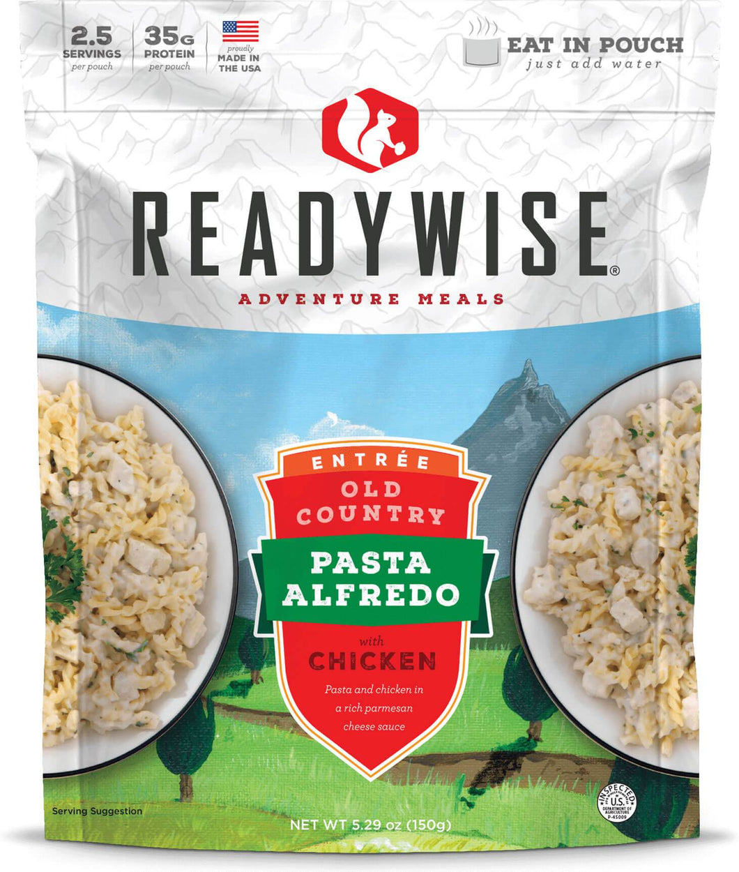 ReadyWise Old Country Pasta Alfredo w/Chicken 2.5 Servings