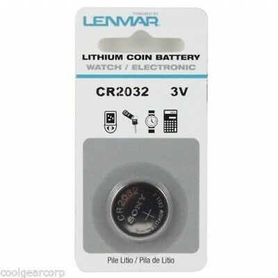 Lenmar / Sony 2032 / CR2032 Lithium Coin Button Battery 3-Volt WCCR2032