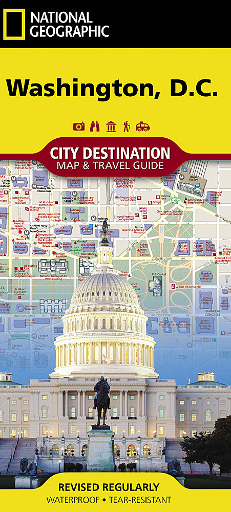 National Geographic City Destination Map Washington D.C. DC00620375