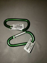 Load image into Gallery viewer, Liberty Mountain Multi-Biner 70mm (2.76&quot;) HA Aluminum Carabiners Green 2-Pack
