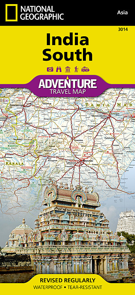 National Geographic Adventure Map India South AD00003014