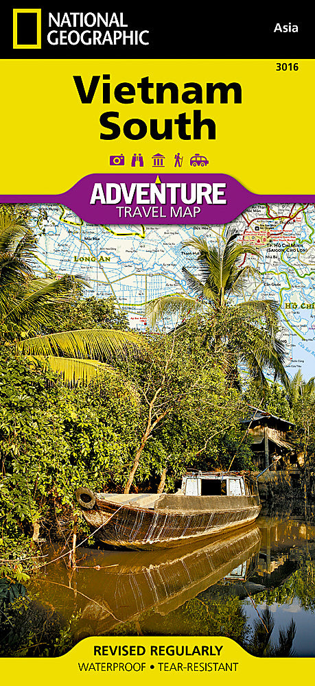 National Geographic Adventure Map Vietnam South AD00003016