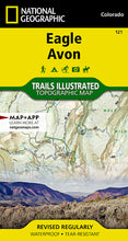 Load image into Gallery viewer, National Geographic Trails Illustrated Colorado Eagle / Avon Topo Trail Map TI00000121
