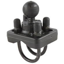 Load image into Gallery viewer, RAM Mount Double U-Bolt Base w/1&quot; Ball f/Rails from 0.75&quot; to 1.25&quot; Diameter [RAM-B-235U]

