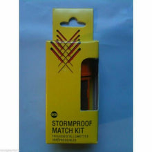Load image into Gallery viewer, UCO Stormproof Match Kit Yellow Matchbox w/25 Waterproof Long Burn Matches/Case
