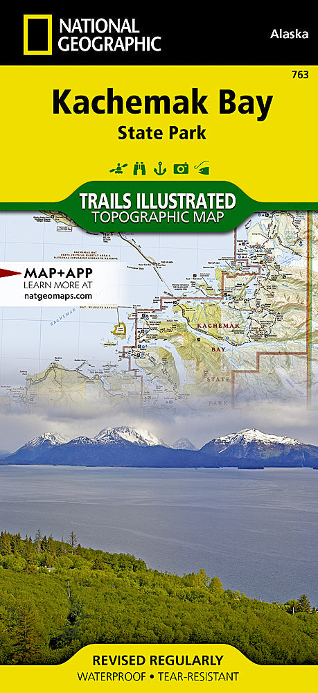 National Geographic Trails Illustrated Alaska Kachemak Bay State Park Map TI00000763