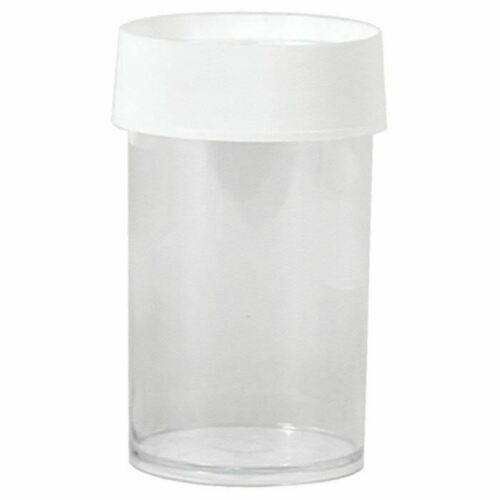 Nalgene 8oz Poly Straight-Side Wide Mouth Storage Bottle/Jar Clear w/White Lid