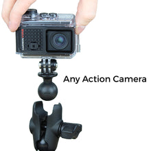 Load image into Gallery viewer, RAM Mount RAM 1&quot; Ball Adapter for GoPro Bases with Short Arm and Action Camera Adapter [RAP-B-GOP2-A-GOP1U]
