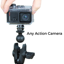 Load image into Gallery viewer, RAM Mount RAM 1&quot; Ball Adapter for GoPro Bases with Short Arm and Action Camera Adapter [RAP-B-GOP2-A-GOP1U]
