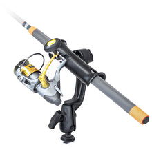 Load image into Gallery viewer, RAM Mount RAM Tube Jr. Fishing Rod Holder with RAM-ROD Revolution Ratchet/Socket System and Track Ball Base [RAP-390-RB-TRA1U]
