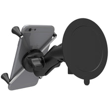 Load image into Gallery viewer, RAM Mount Twist-Lock Suction Cup Mount w/Universal X-Grip Large Phone/Phablet Cradle [RAM-B-166-UN10U]
