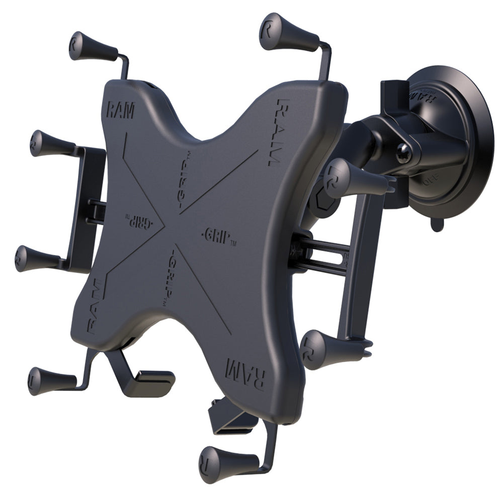 RAM Mount Twist-Lock Suction Cup Mount w/Universal X-Grip Cradle for 12