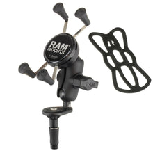 Load image into Gallery viewer, RAM Mount Fork Stem Mount w/Short Double Socket Arm  Universal X-Grip Cell/iPhone Cradle [RAM-B-176-A-UN7U]
