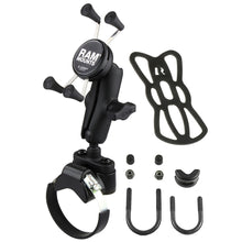 Load image into Gallery viewer, RAM Mount Strap Clamp, Roll Bar Mount w/Universal X-Grip Cell/iPhone Cradle [RAM-B-231-2-UN7U]
