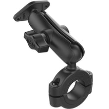 Load image into Gallery viewer, RAM Mount Torque 1-1/8&quot; - 1-1/2&quot; Diameter Handlebar/Rail Base w/1&quot; Ball, Medium Arm  Diamond Ball Plate [RAM-B-408-112-15-238U]

