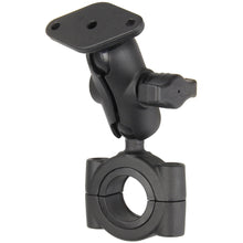 Load image into Gallery viewer, RAM Mount RAM Torque 1 1/8&quot; - 1 1/2&quot; Diameter Handlebar/Rail Base with B Size 1&quot; Ball, Short Arm and Diamond Plate [RAM-B-408-112-15-A-238U]
