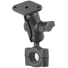 Load image into Gallery viewer, RAM Mount RAM Torque 3/4&quot; - 1&quot; Diameter Handlebar/Rail Base with 1&quot; Ball, SHORT Arm and Diamond Plate [RAM-B-408-75-1-A-238U]
