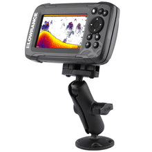Load image into Gallery viewer, RAM Mount B Size 1&quot; Composite Fishfinder Mount for the Lowrance Hook2 Series [RAP-B-101-LO12]
