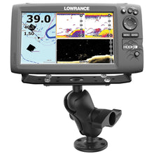 Load image into Gallery viewer, Ram Mount Universal D Size Ball Mount with Short Arm for 9&quot;-12&quot; Fishfinders and Chartplotters [RAM-D-115-C]

