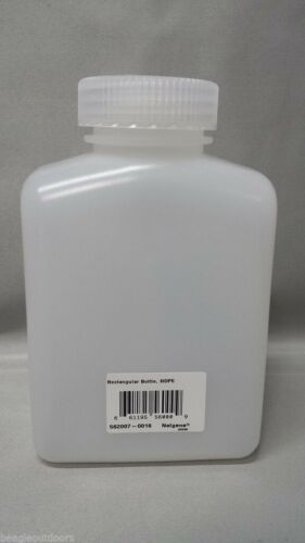 Nalgene Ultralite Wide Mouth 16oz BPA-Free HDPE Rectangular Storage Bottle