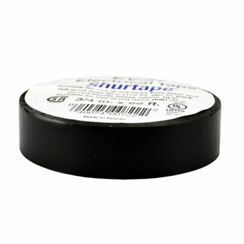 Shurtape Black Electrical Tape - UL Listed, 7 mil, 3/4